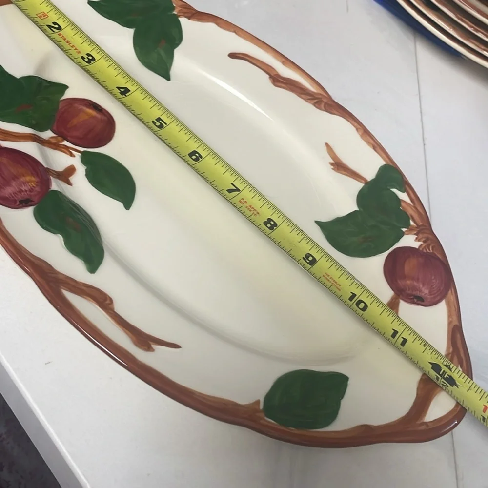 Vintage Franciscan Apple 12 1/2”Serving Platter Made In USA Excellent Condition!